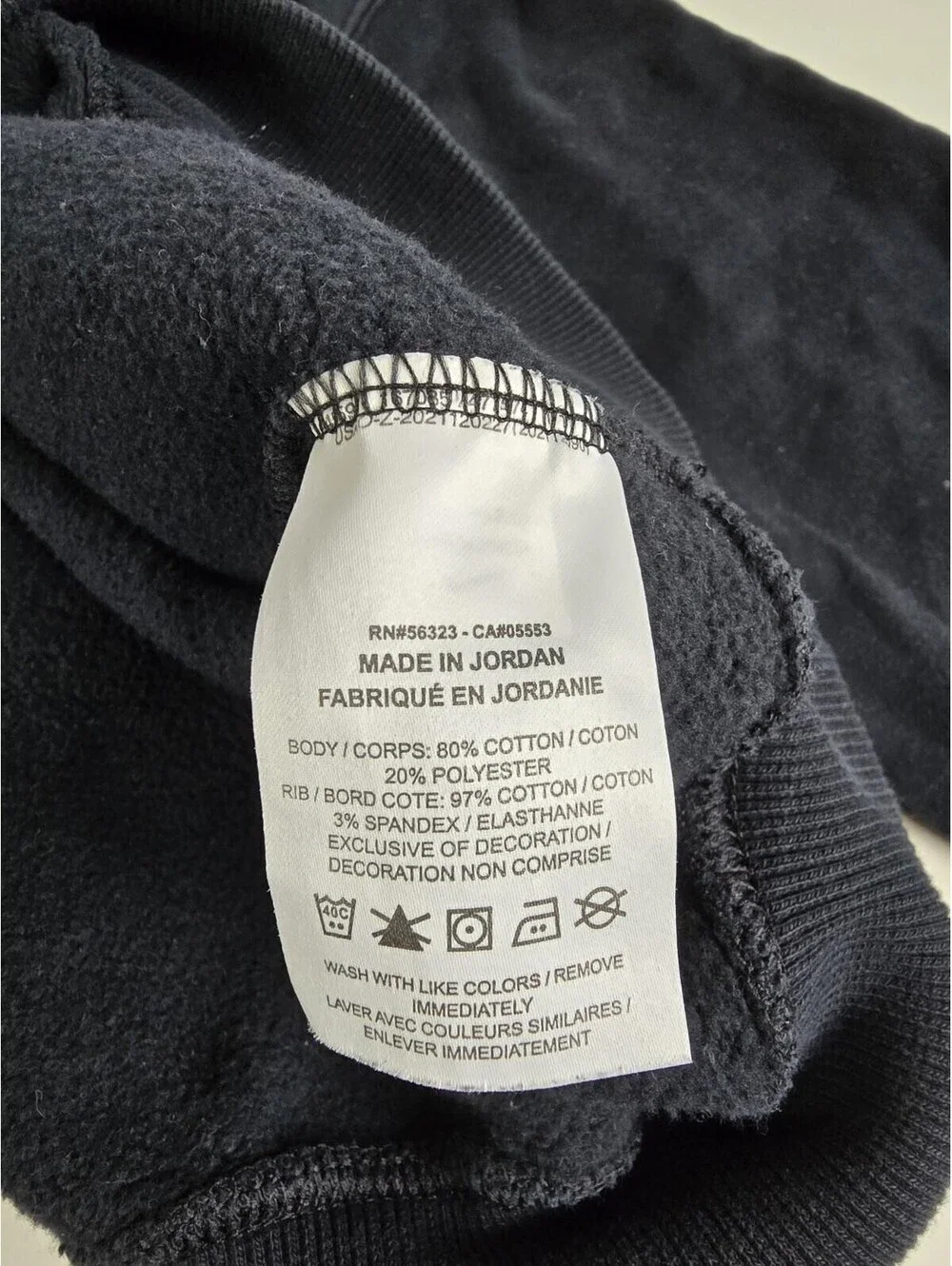 Nike Center Swoosh Crewneck Sweatshirt Black Mens Fits M Fleece Pullover